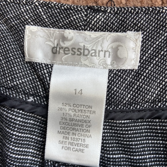 Dressbarn Women's Wide Leg Hi-Rise Patterned Trousers Dress Pants Size 14 - Picture 3 of 10